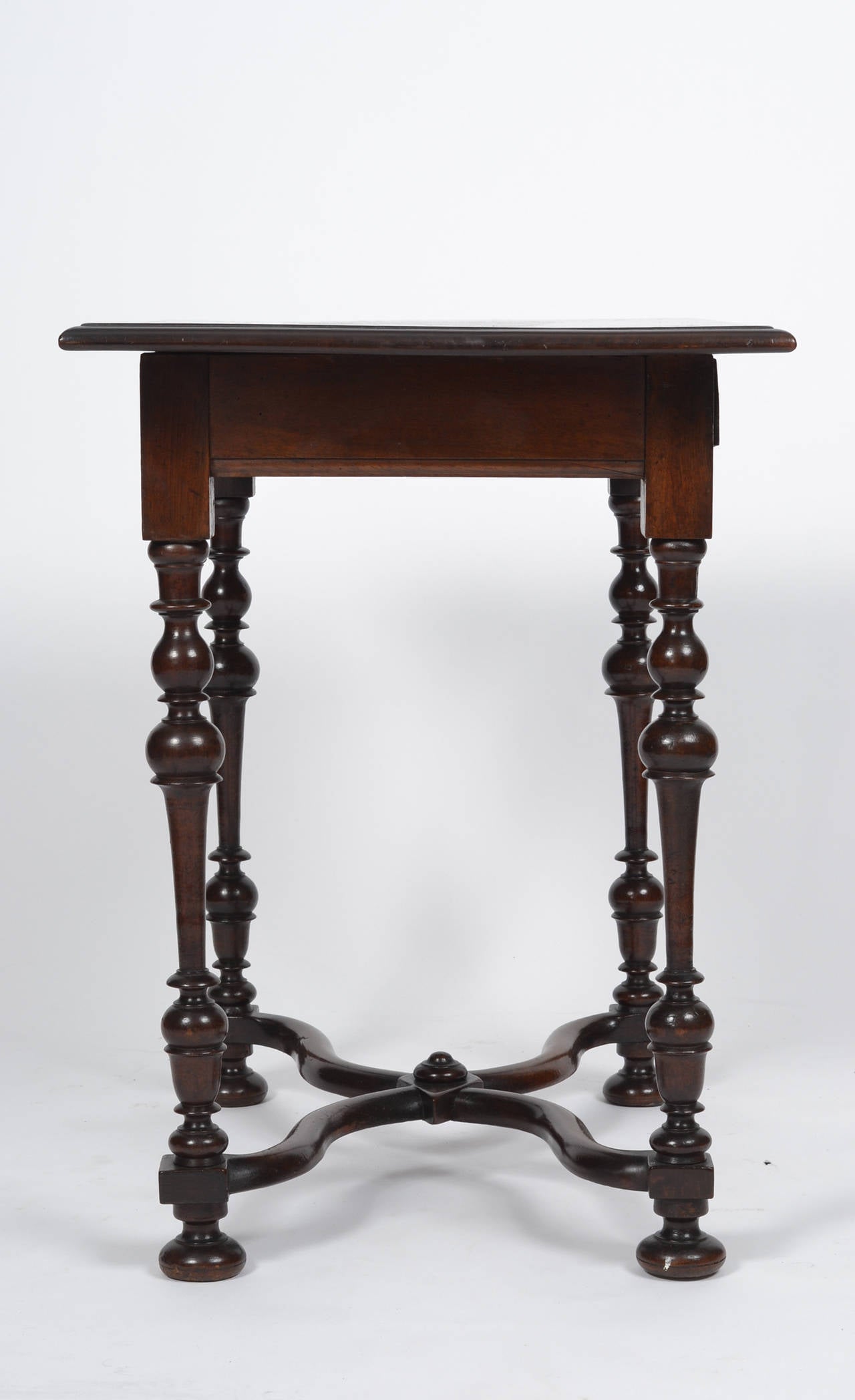 French Louis XIII Style Walnut Writing Table 1