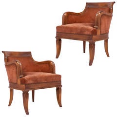 French Restauration Pair of Armchairs "a l
Etrusque"