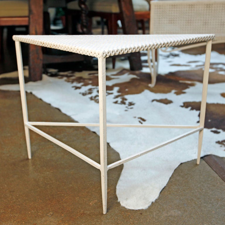 Pair of French  Triangular Side Tables by Mategot