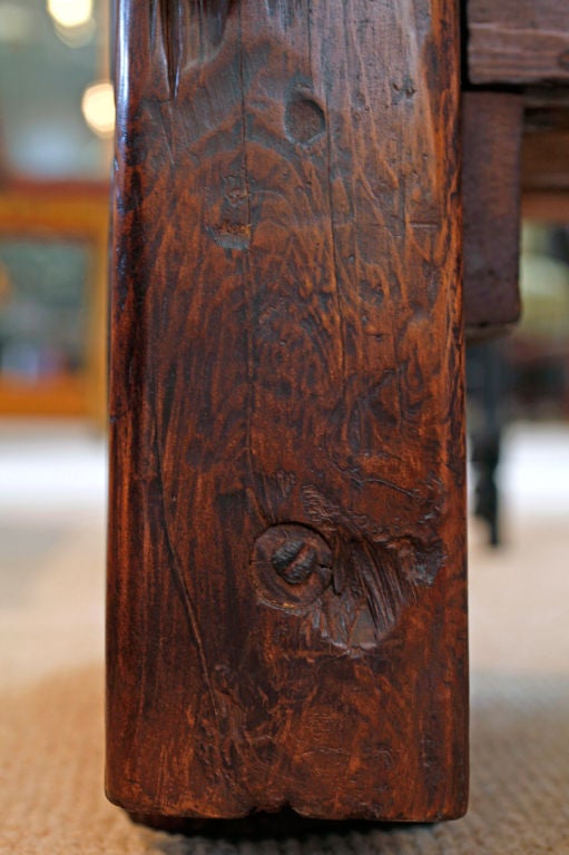 French Antique Carpenter's Workbench 3