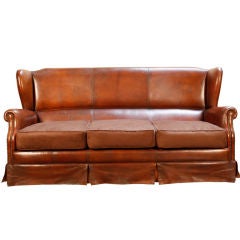 Italian Vintage Leather Sofa