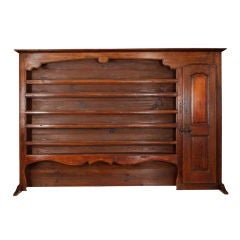 Spectacular Louis XV Style Solid Chestnut Vaisselier Top