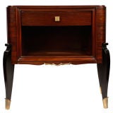 Andre Arbus Style Art Deco Period Rosewood Side Table