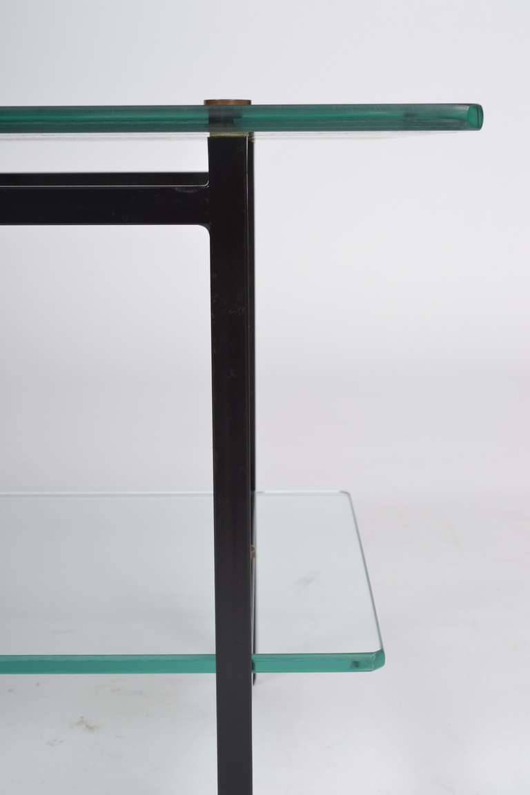 Modernist Glass Coffee Table by Paul Geoffroy 1