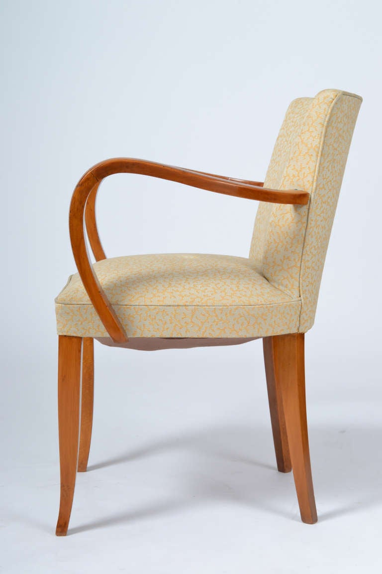 Milieu du XXe siècle Paire de chaises Bridge de style Art Déco français