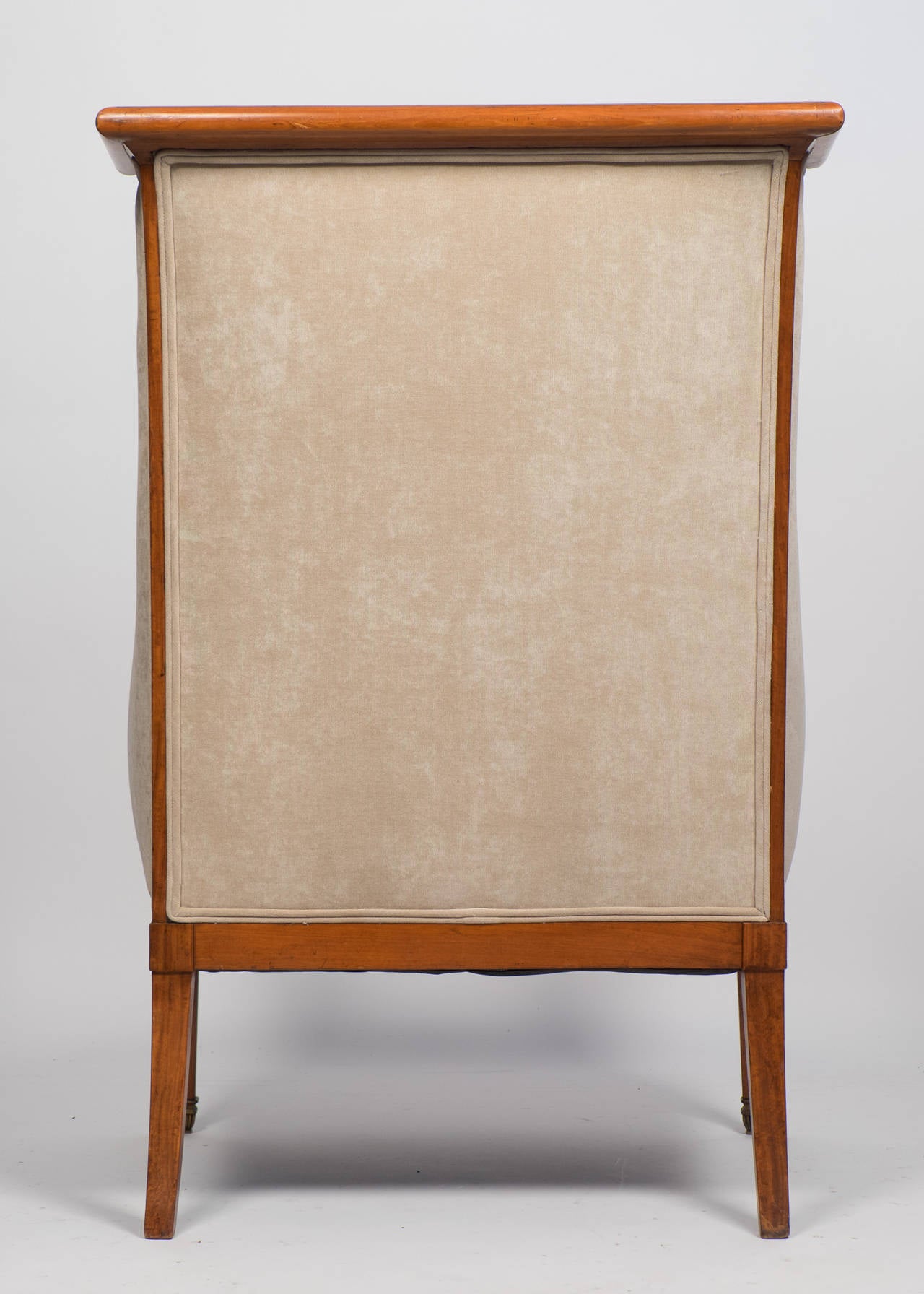 Mid-19th Century Elegant Antique French Directoire Bergère