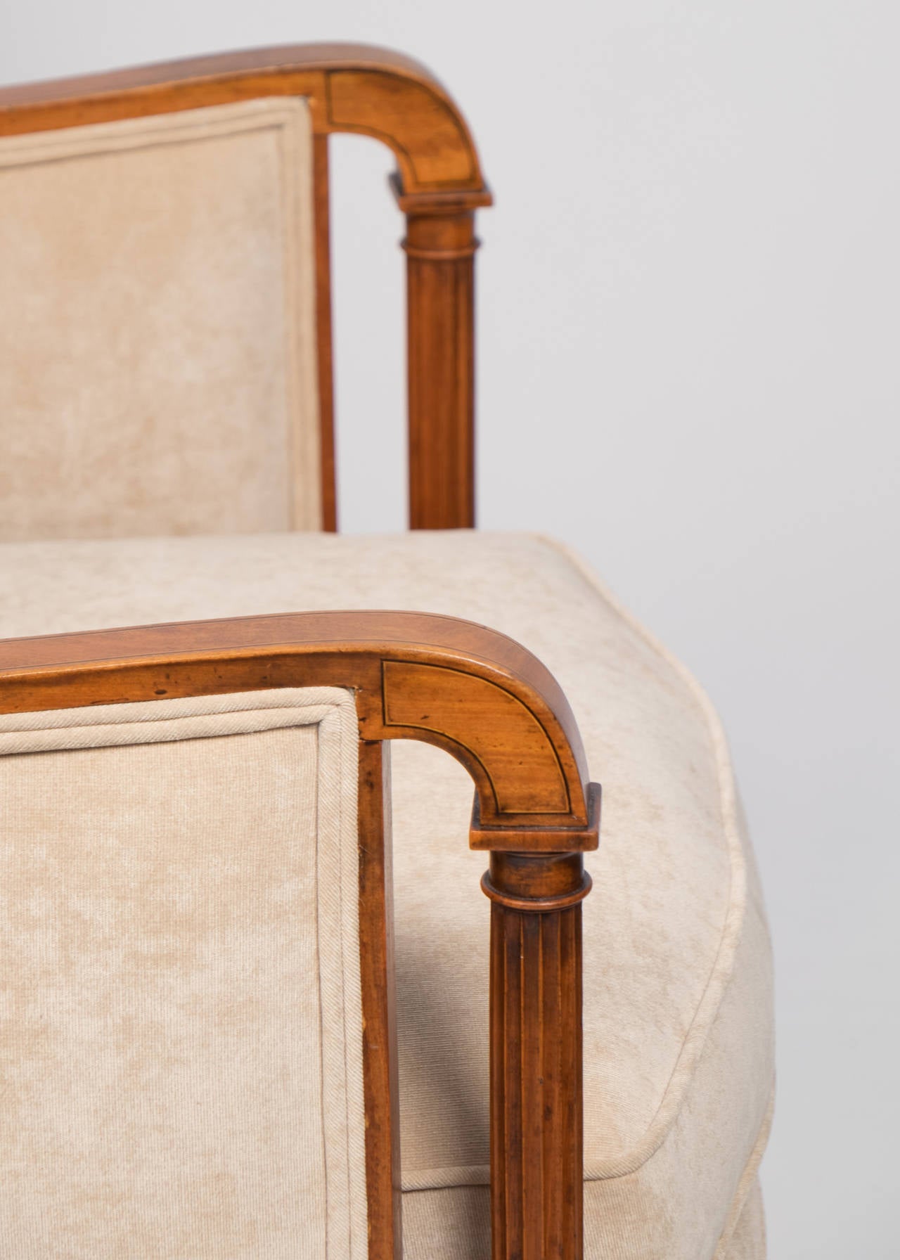 Elegant Antique French Directoire Bergère 2