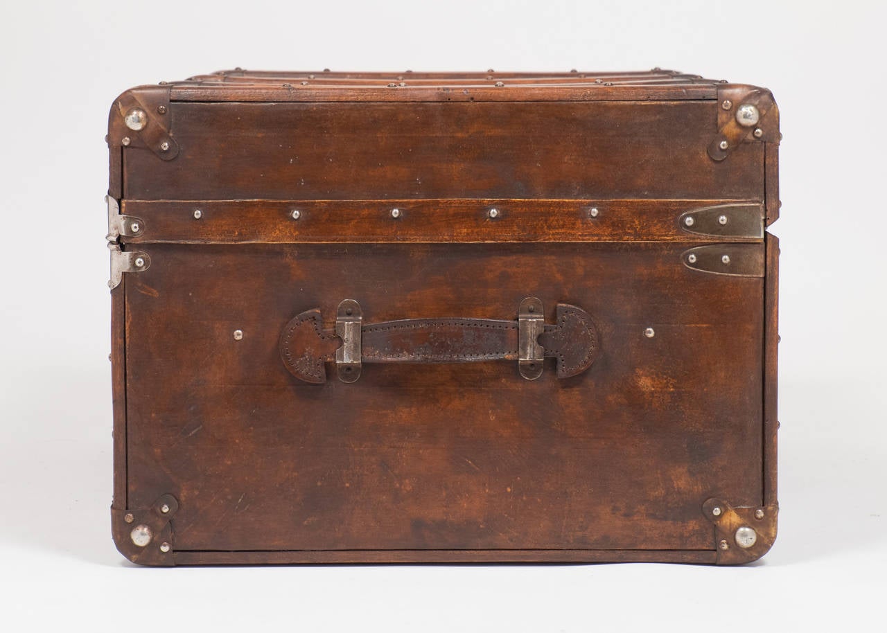 French Vintage Travel Trunk 1