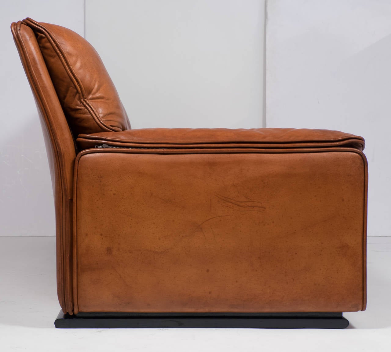 vintage italian leather sofa