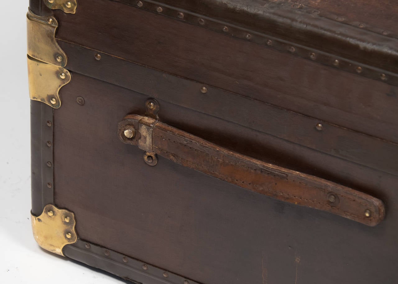 Mid-20th Century French Vintage Travel Trunk