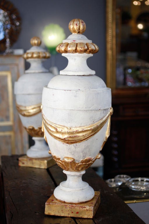 French Pair of Terracotta Urns