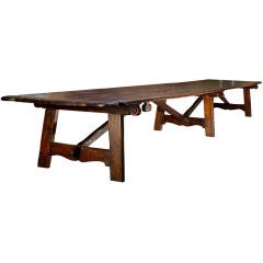 Antique Spectacular Portuguese Monastery Table