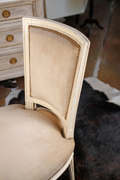 Set of 6 Louis XVI Painted Chairs 5