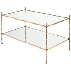 Maison Bagues "Bambou" Coffee Table