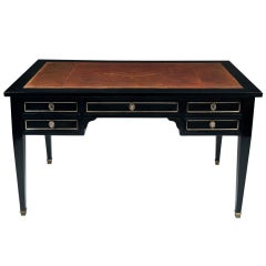 Antique French  Directoire Style Mahogany Desk
