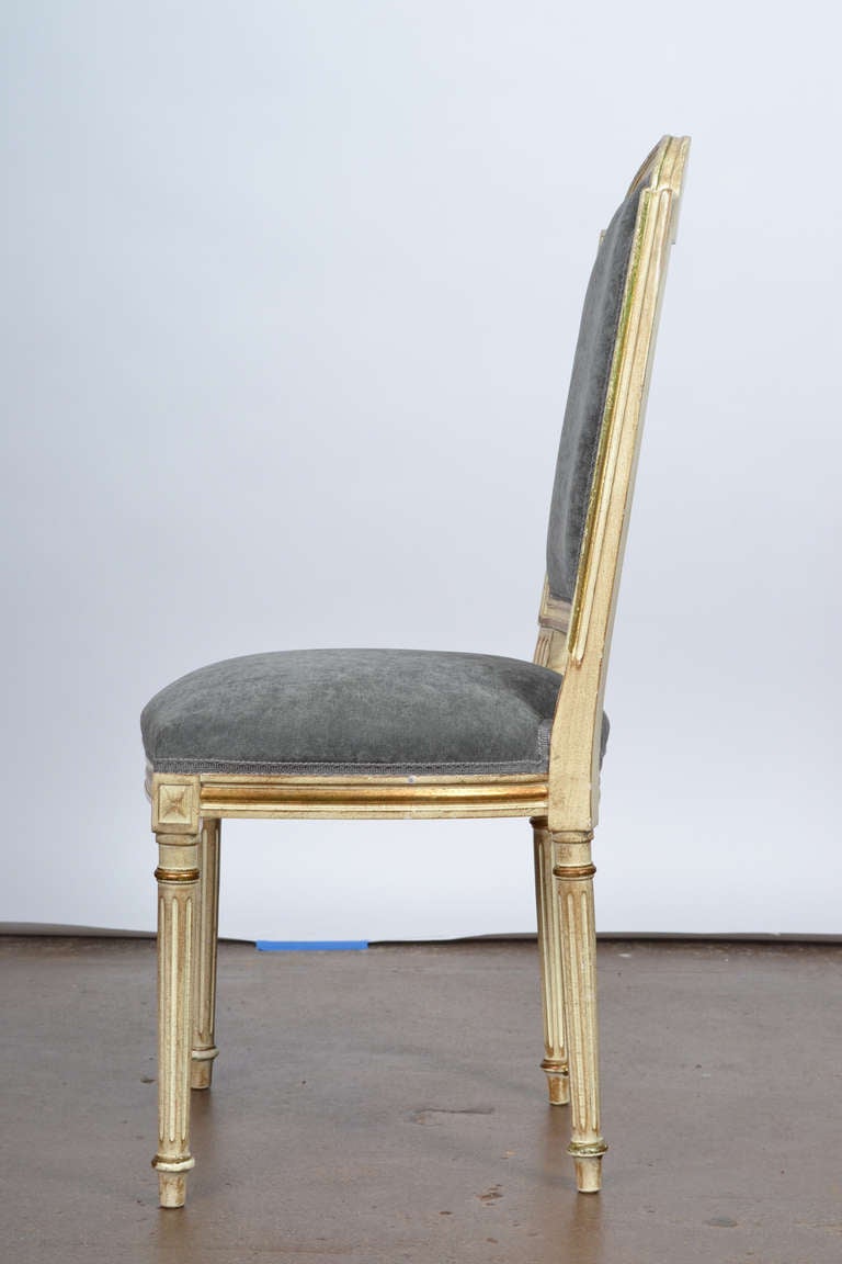 20th Century French Louis XVI Set of Six Dining Chairs