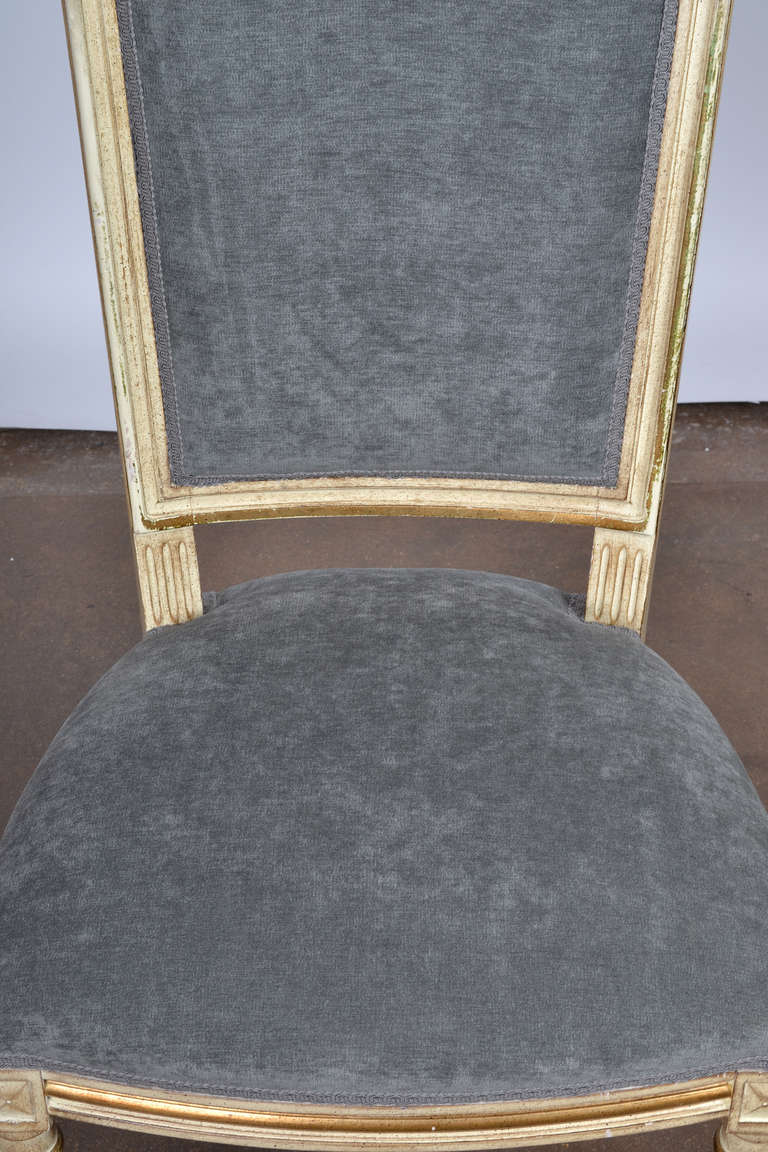 French Louis XVI Set of Six Dining Chairs 2