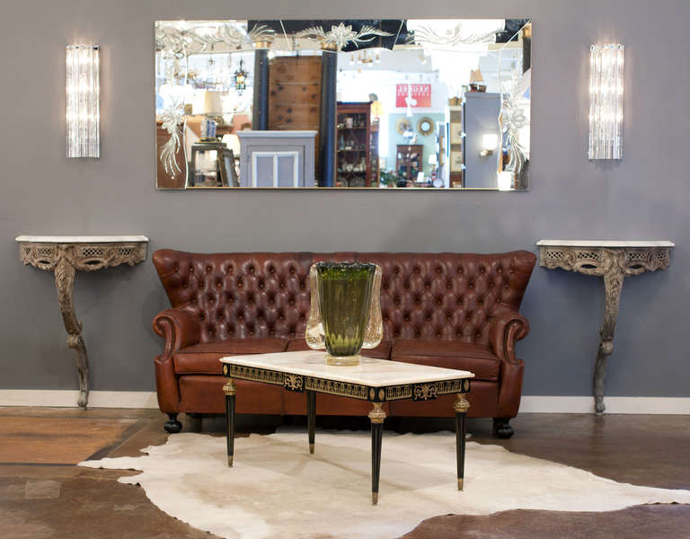 Louis XVI Onyx Top Coffee Table