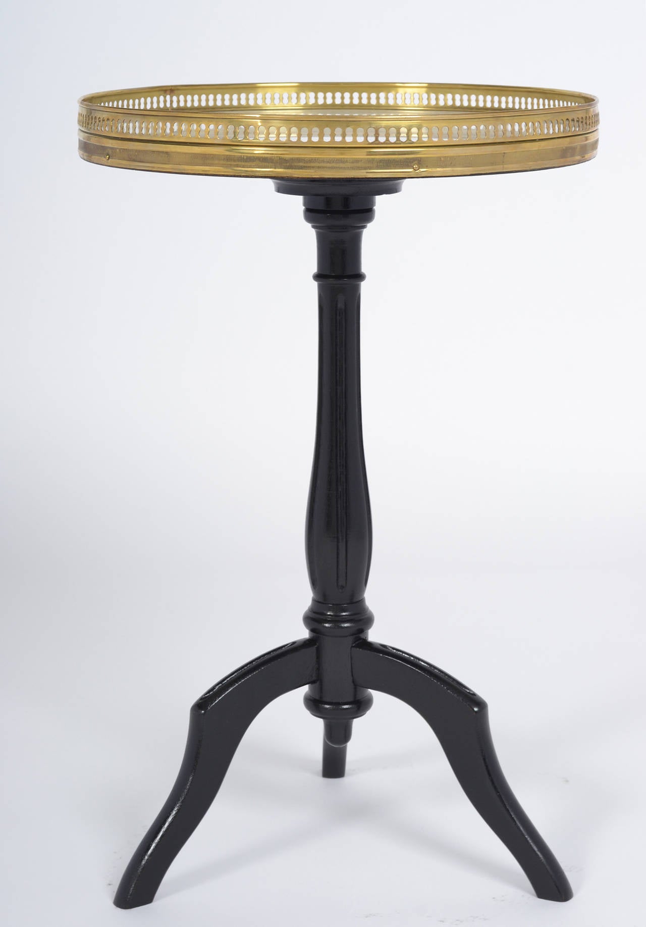 French Louis XVI Tripod Side Table 2