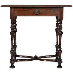 French Louis XIII Style Walnut Writing Table