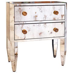 Mirrored Biedermeier Style Chest of Drawers