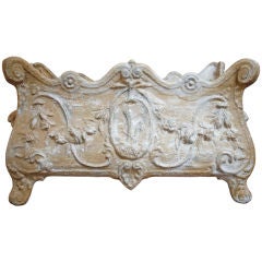 Rare French Cast Iron Jardiniere