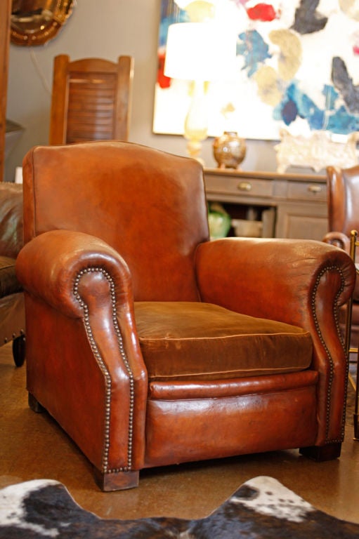French The Leather Club Chair
