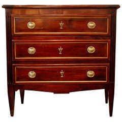 Antique Louis XVI Style Walnut Chest of Drawers