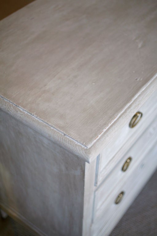 French Directoire Style Hand-Painted Chest of Drawers 1
