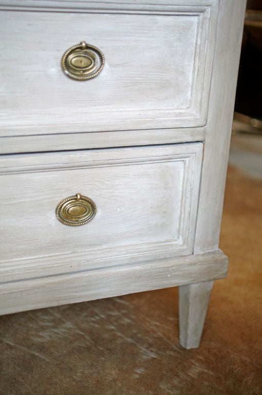 French Directoire Style Hand-Painted Chest of Drawers 3