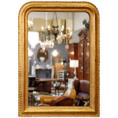 Louis Philippe 23 Carat Gold-Leaf Mirror Louis Philippe 23 Carat Gold-Leaf Mirror