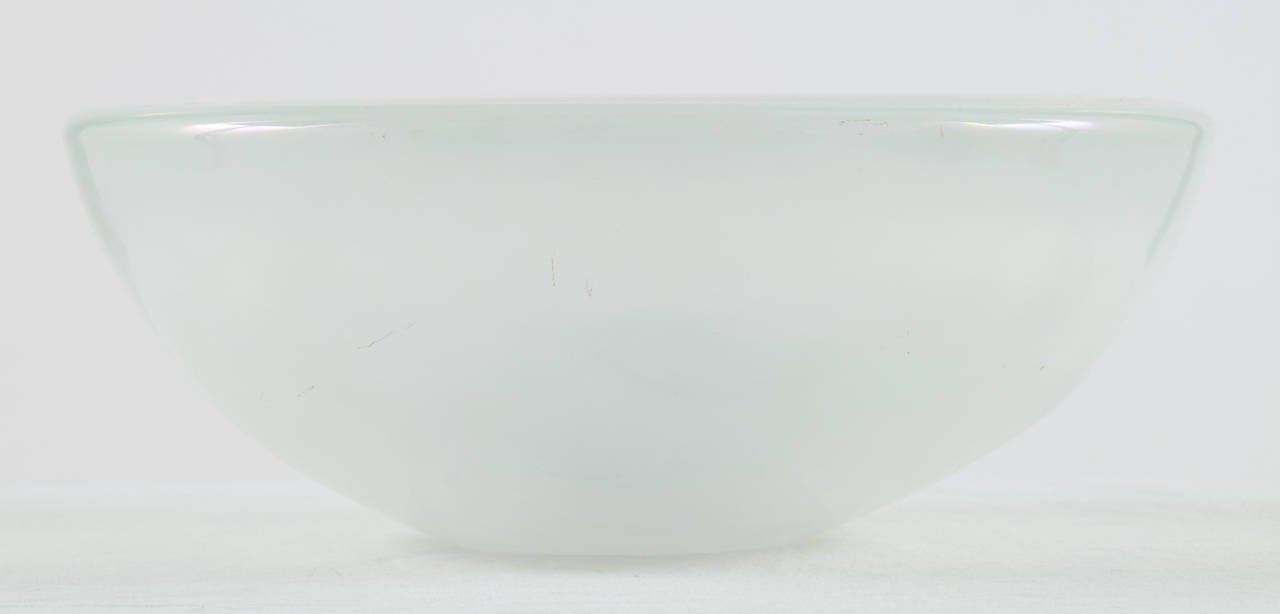 Mid-Century Modern Iridescent Murano Glass Bowl