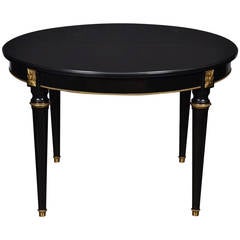 French Louis XVI Round Dining Table
