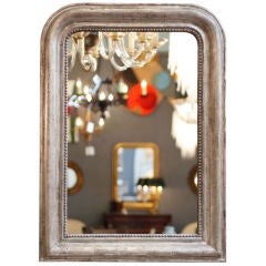 Louis Philippe Silver Leaf Mirror