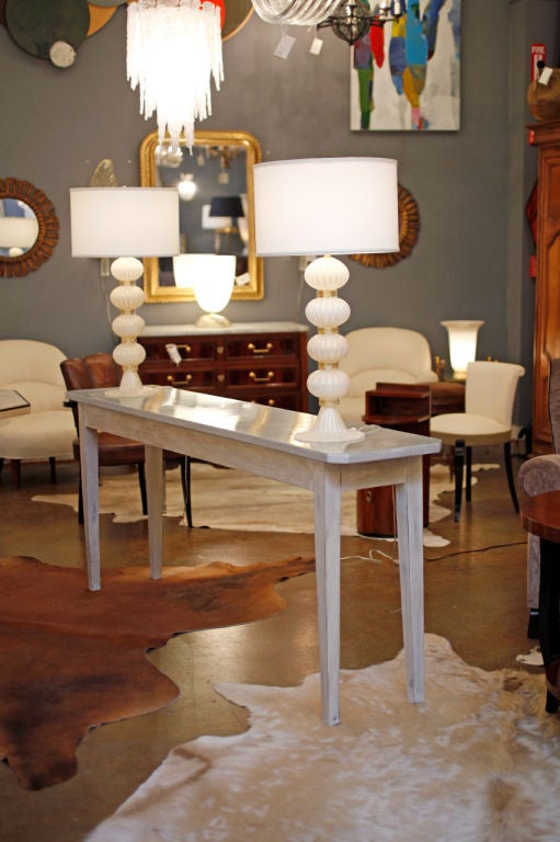 French Pastry Chef Console Table