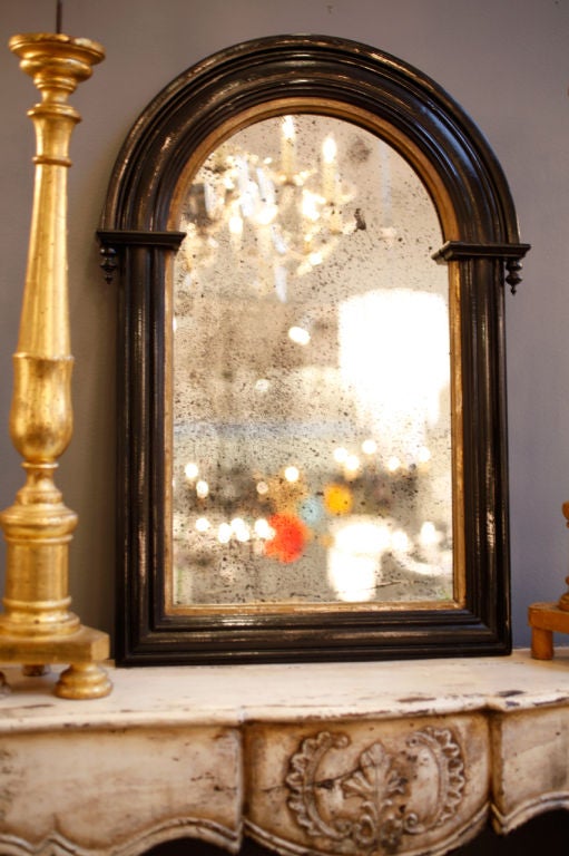 French Neo-Gothic Napoleon III Mirror
