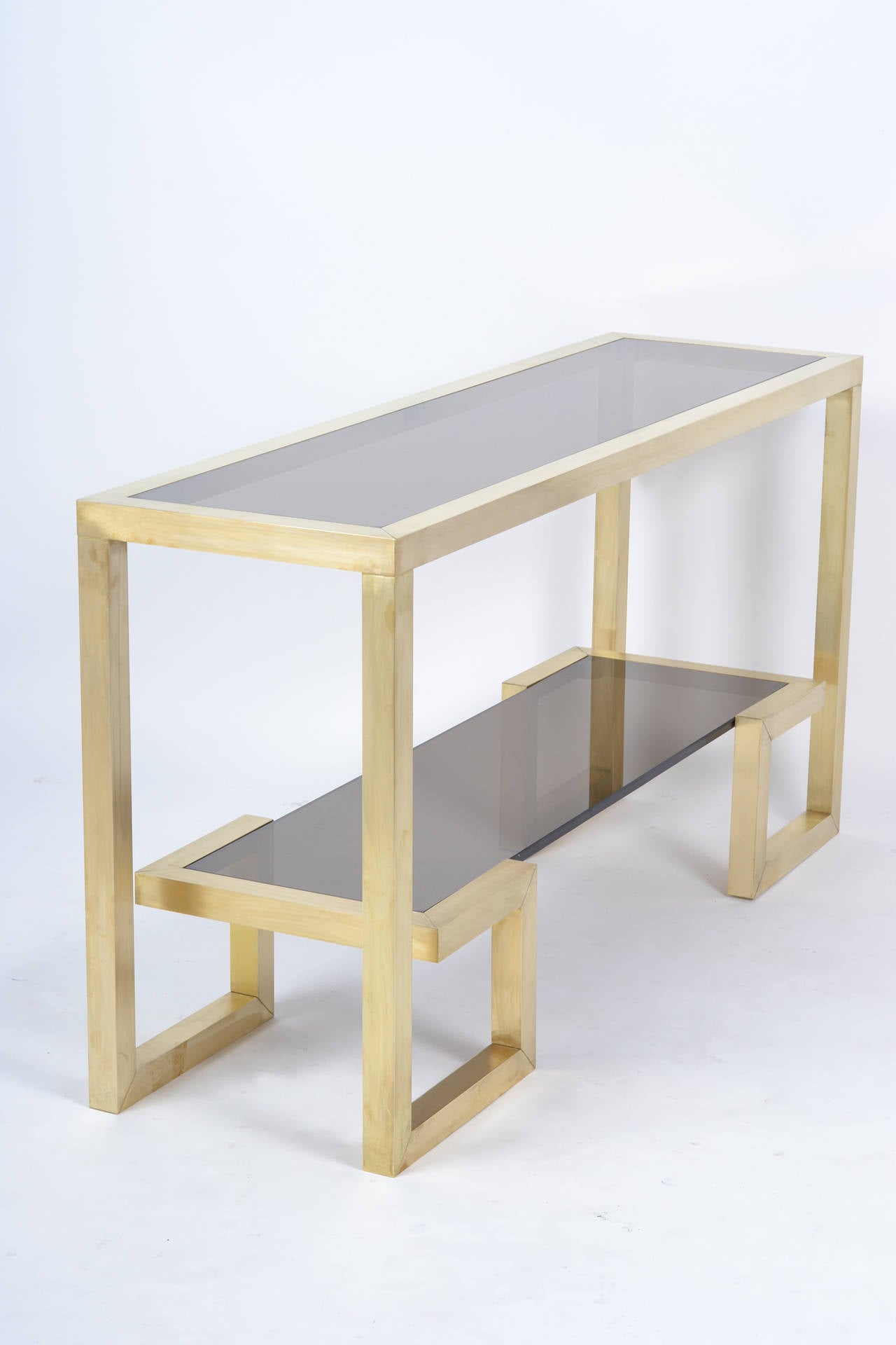 Mid-Century Modern French Vintage Maison Raphael Console Table