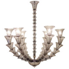 Murano Chandelier by Toso & Barovier