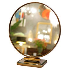 Italian Vintage Brass Table MIrror