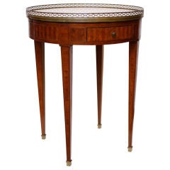 Louis XVI Rosewood Bouillotte  Table