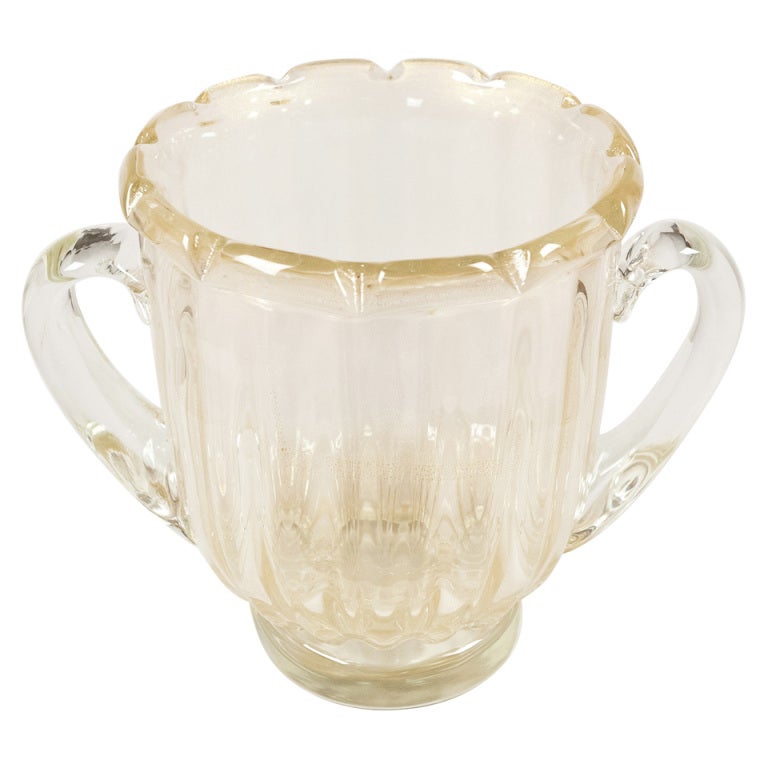 Murano Avventurina Glass Champagne Bucket