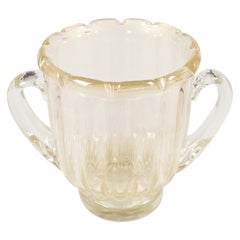 Secchiello da Champagne in vetro di Murano Avventurina
