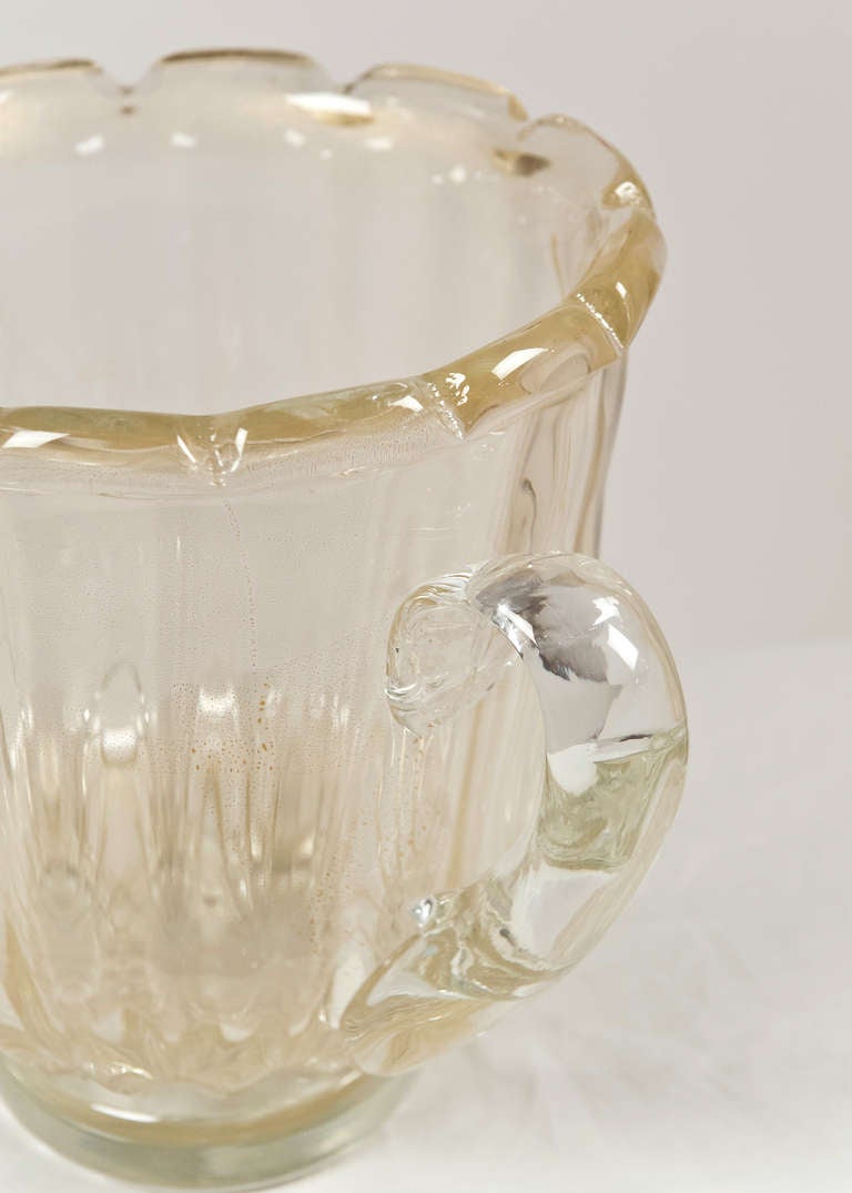 Murano Avventurina Glass Champagne Bucket For Sale 2