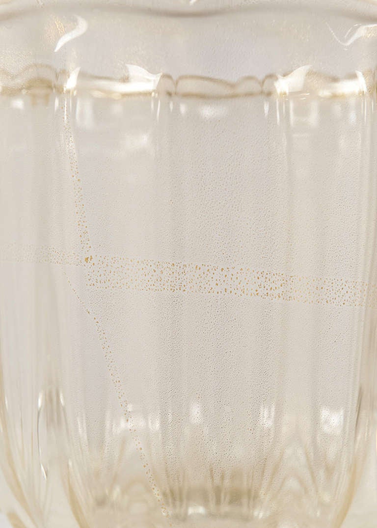 Murano Avventurina Glass Champagne Bucket For Sale 3