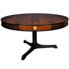 French Vintage Brazilian Rosewood Dining Table