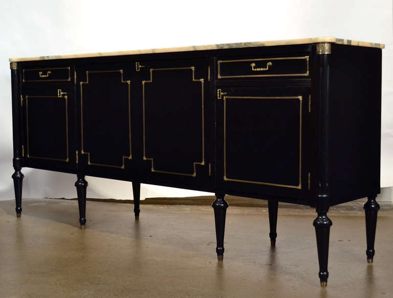 Mid-20th Century French Vintage Louis XVI  Buffet  in the manner of Jansen
