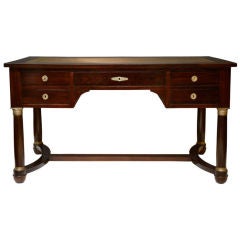 Empire Style Mahogany Desk
