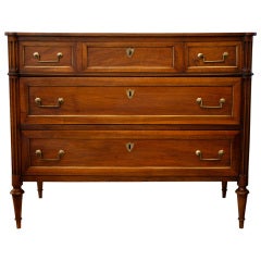 Louis XVI Walnut Chest of Drawers