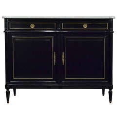 Louis XVI Style Marble Top Buffet