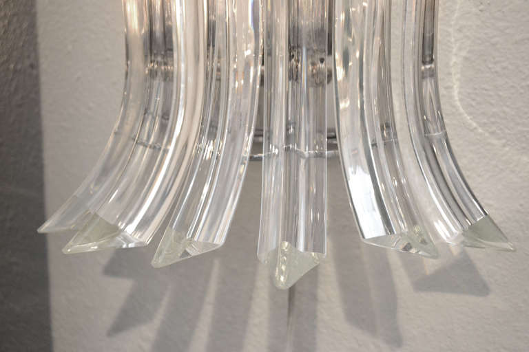Murano Glass Sconces by Venini For Sale 2